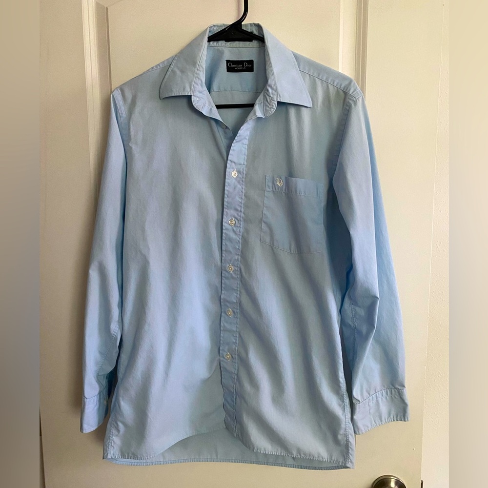 Christian Dior men’s vintage button down shirt.